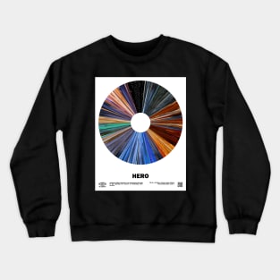 minimal_Hero Warp Barcode Movie Crewneck Sweatshirt